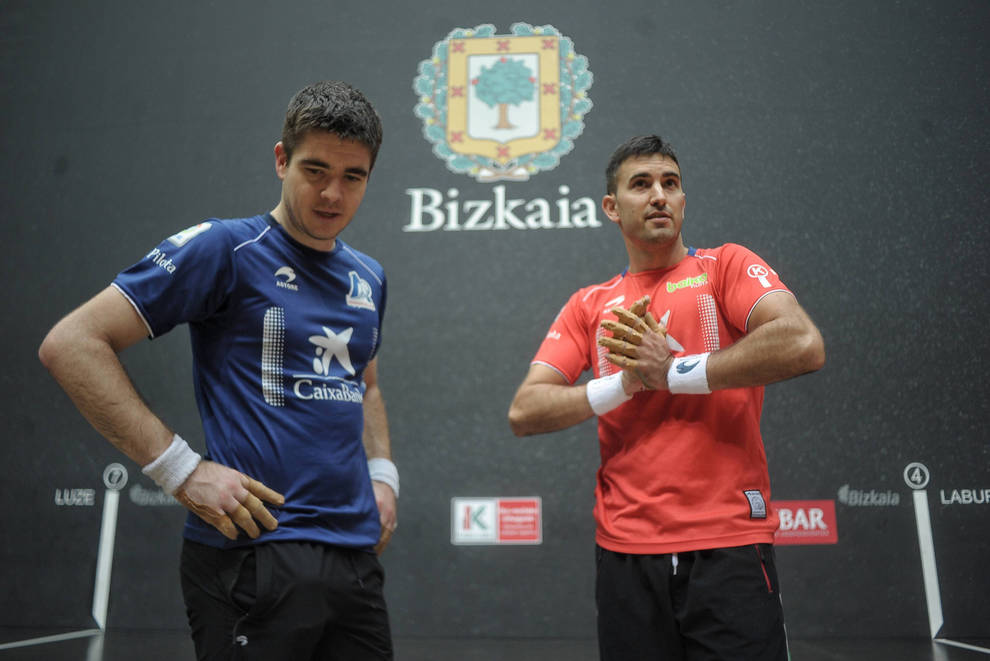 Iker Irribarria y Mikel Urrutikoetxea vuelven a verse las caras en una final manomanista tres años después.