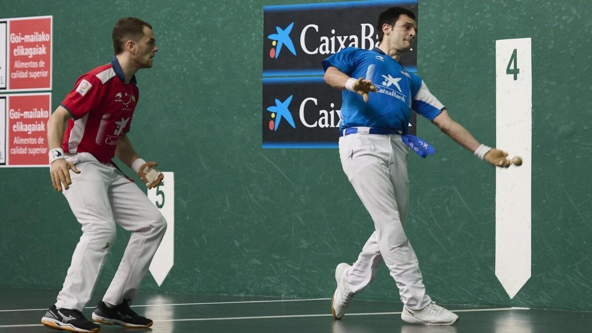 Unai Laso y Danel Elezkano en el Manomanista en el Labrit